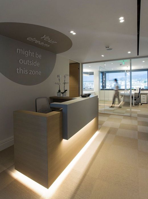 Αίθουσα υποδοχής σε γραφείο